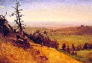 Albert Bierstadt Wasatch Mountains and Great Plains in distance, Nebraska oil painting